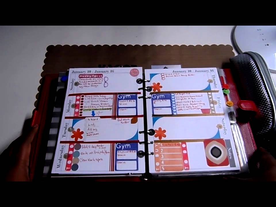 2016 A5 Filofax Finsbury Planner Setup