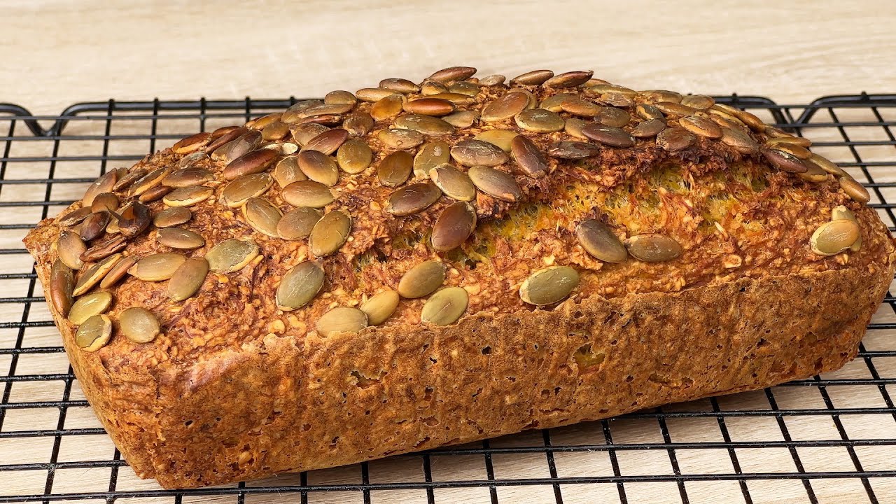 Mit Kürbis-Haferbrot 10 kg abnehmen! 🍞✨OHNE MEHL! Das Rezept meiner 100 Jahre alten Großmutter