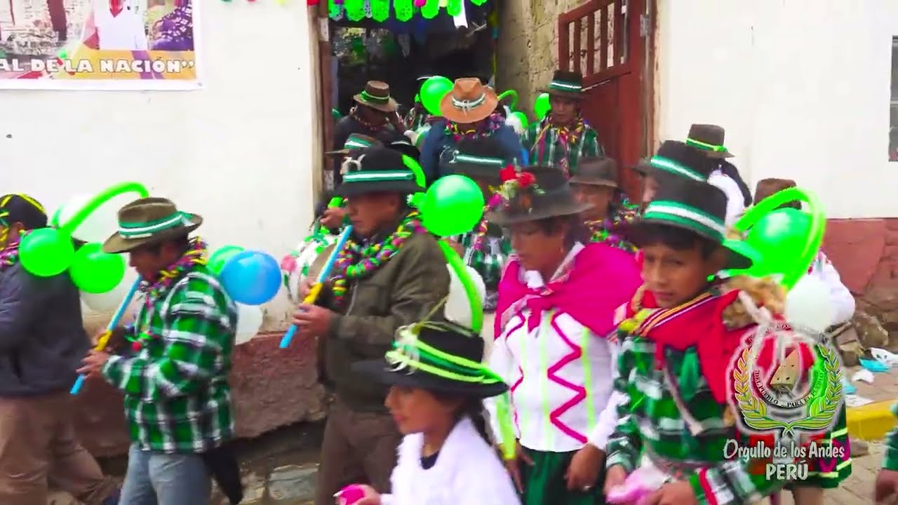 CARNAVALES EN CENTRO POBLADO DE PAMPAMARCA AYMARAES APURIMAC PATRIMONIO CULTURAL DE LA NACION