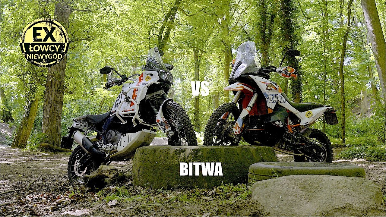 BITWA! ..KTM 890 ADVENTURE R vs DUCATI DESERT X - Dwaj wielcy rywale. Sprawdźmy to!