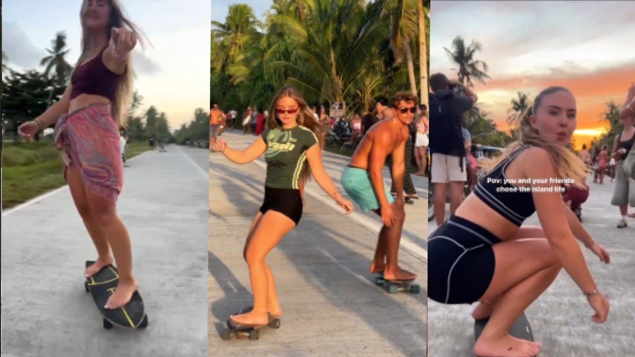 A - skitting In Sargao🛹🌅