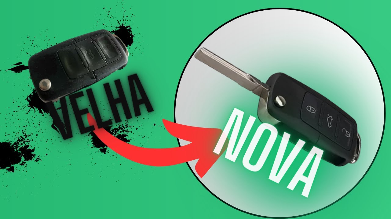 TUTORIAL DE TROCA DE CHAVE VW GOL ,VOYAGE,SAVEIRO,JETTA E FOX (COM LED NO MEIO)-[100% FUNCIONAL]