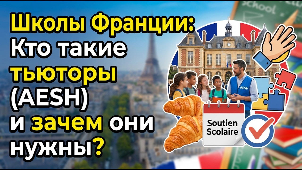 Инклюзия во французской школе - интервью с тьютором (AESH)