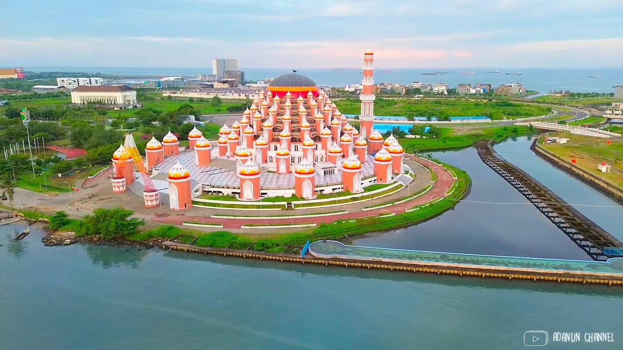 Drone Footage Sunrise Pantai Losari Kota Makassar Di Pagi Hari #drone #makassar 
