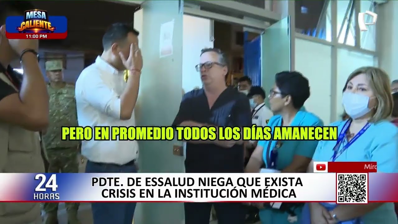 Presidente de EsSalud responde a denuncias por desabastecimiento de medicamentos