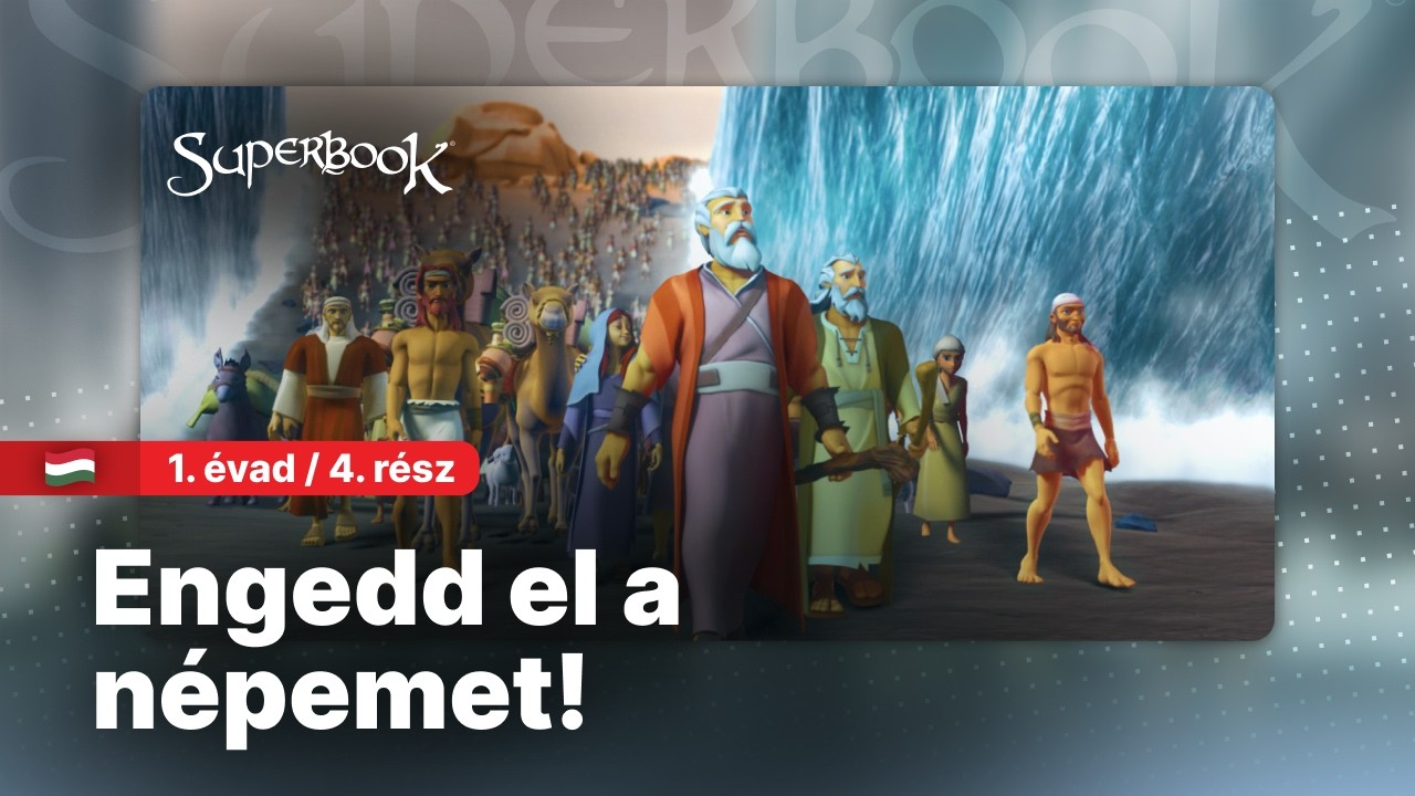 Engedd el a népemet! - Superbook - 1. évad 4. rész - Teljes epizód (Hivatalos HD változat)