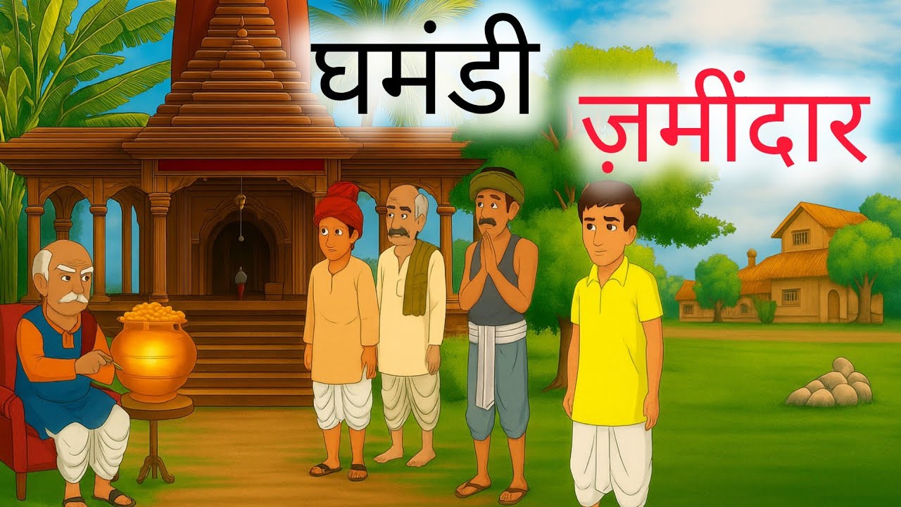 घमंडी ज़मींदार | Ghamndi Jamindar | Hindi moral stories | Cartoon story | Hindi kahani|#toon