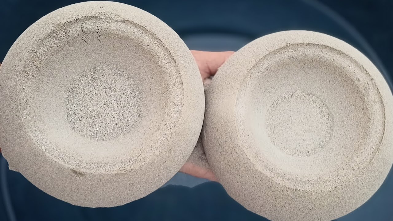 ASMR Very Soft Dusty 😻 Pure sand  Shapes dippingCrumble on Lots of Water 🌊💦🌀🌀💦🌀
