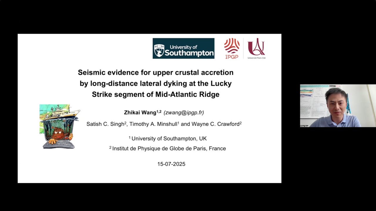 2.3 Zhikai Wang - Crustal accretion by lateral dyke injection at the Lucky Strike segment