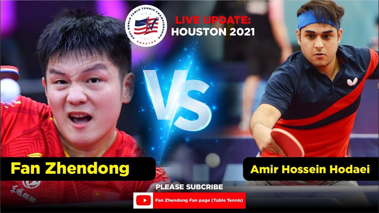 Highlight: Fan Zhendong VS Amir Hossein Hodaei | World Table Tennis  Championship | Houston 2021