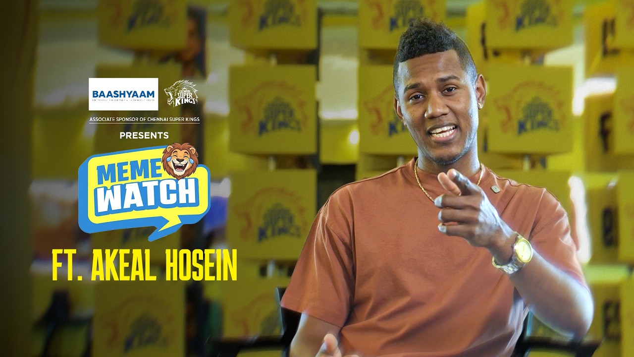 Akeal Reacts to His Old Tweets 😂 | Meme Watch Ft. Akeal Hosein | IPL 2026 | CSK