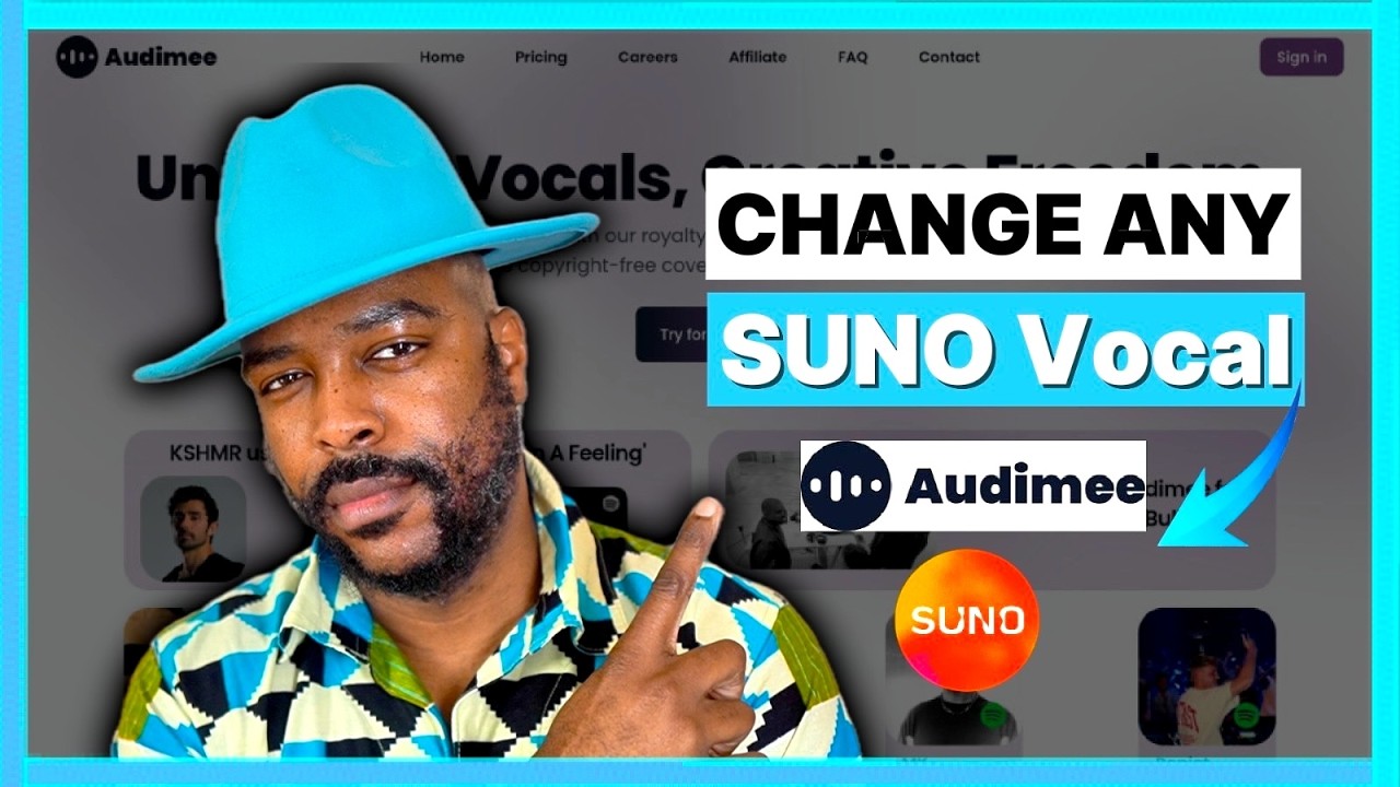 SUNO AI VOICE SWAP - Преобразуйте любую песню в разные голоса с помощью Audimee