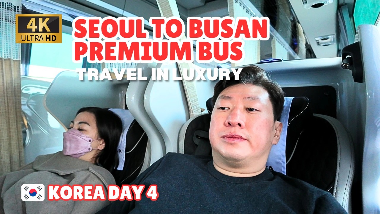 Seoul to Busan in Style 🚍 | Premium Bus Experience BETTER than KTX?! [Day 4 Pt. 1]