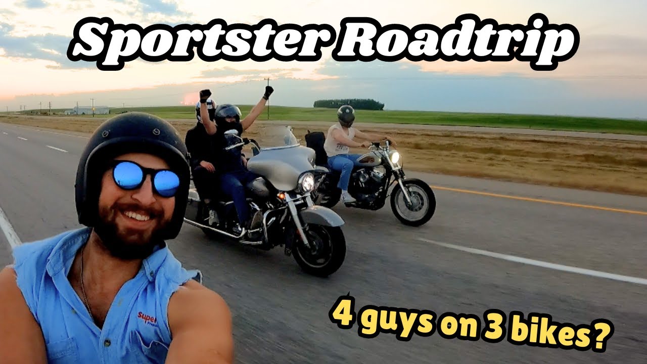 Harley Heatwave Sportster Streetglide Alberta Motorcycle Trip