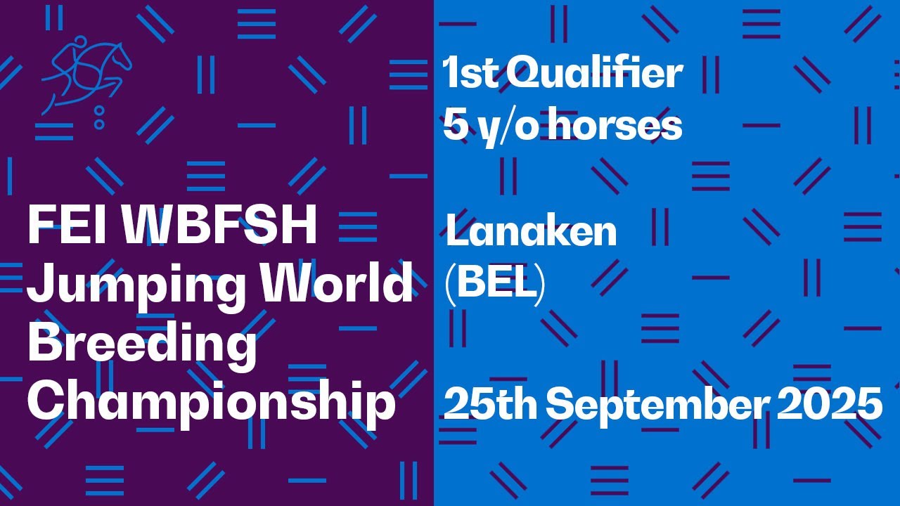🔴 LIVE | 1st Quali for the FEI WBFSH Jumping World Breeding Championship for 5 YO horses