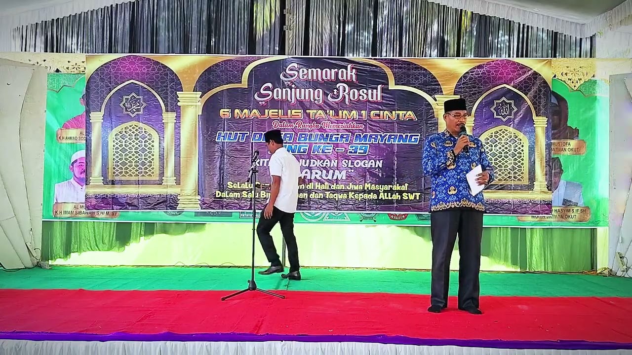 HUT DESA BUNGA MAYANG KE 39 TAHUN LOMBA JAMA'AH MUSLIMAT DUSUN 01 -  DUSUN 06