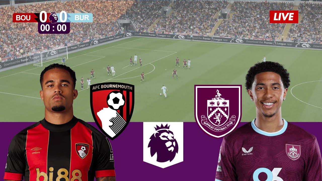 🔴LIVE Premier League - Round 17 - Bournemouth vs Burnley - Live Score & Commentary Gameplay