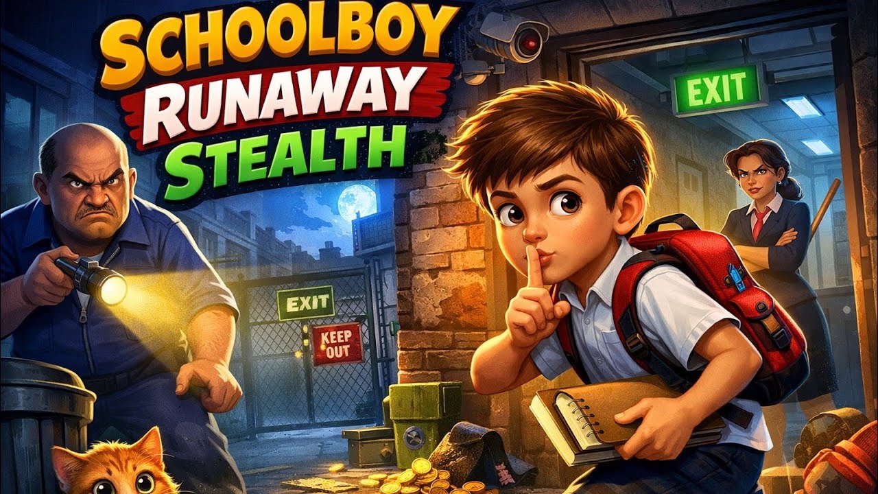 اول مره اجرب لعبهschoolbou runaway#اندهشت🤨