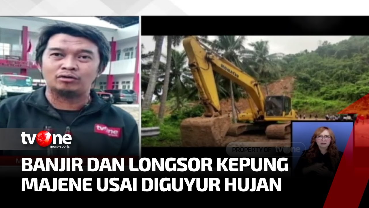 Pantauan Terkini Longsor dan Banjir di Majene | Kabar Pagi tvOne