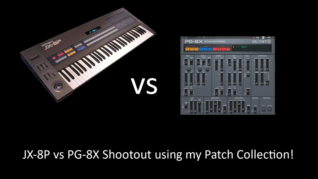 JX 8P vs PG 8X Hardware vs Software Shootout Comparison