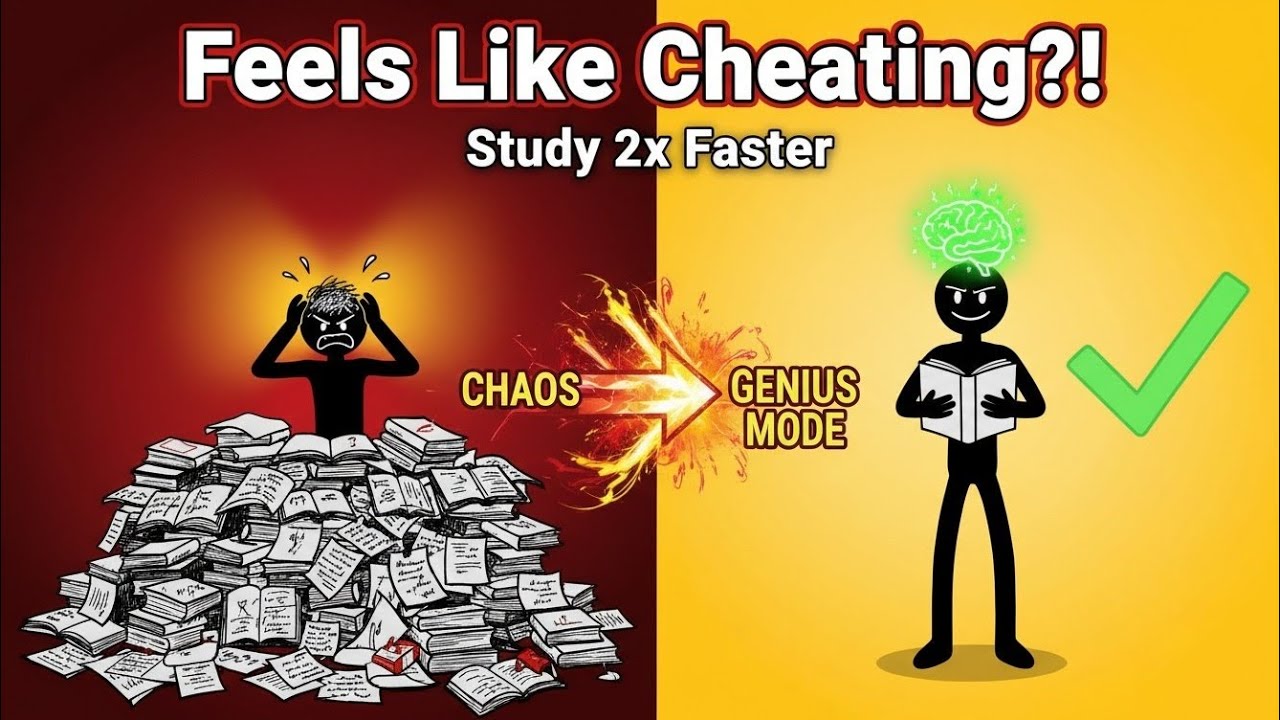 “This Study Method Feels Illegal… But It Works 😳 (Finish in Half the Time)”