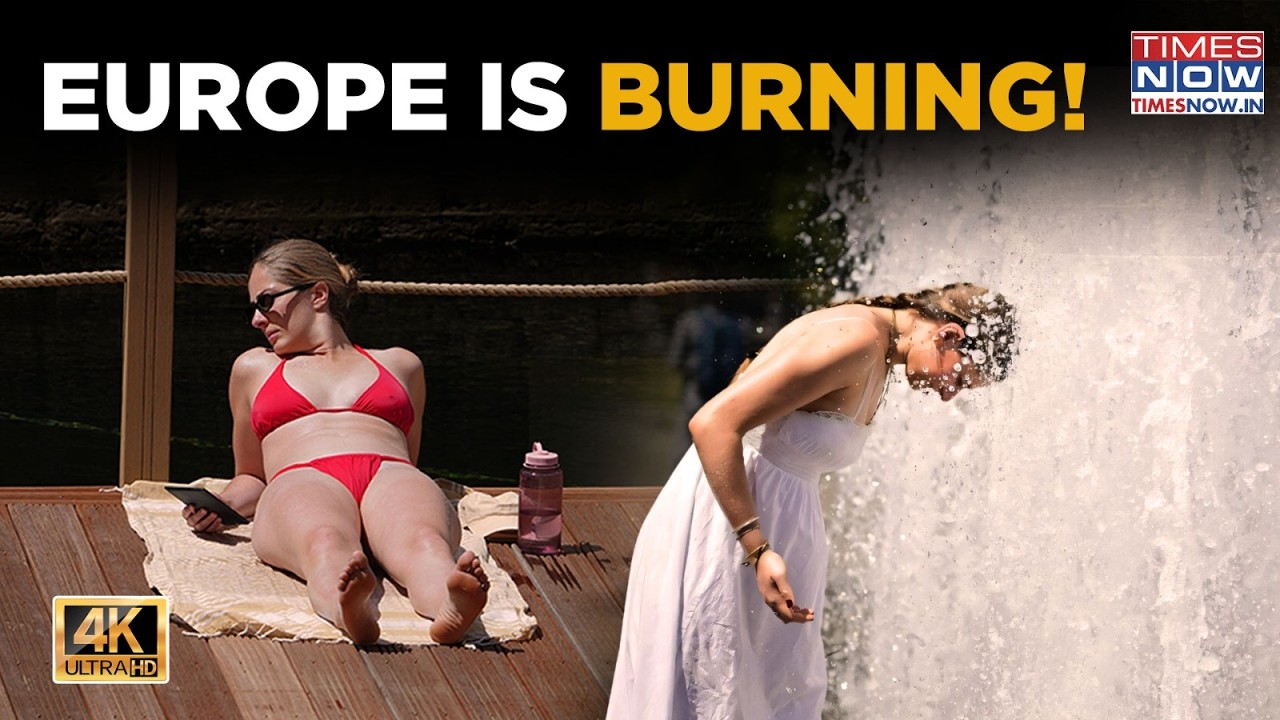 Europe Heatwave: Shocking Scenes- Drowning Deaths As People Battle Deadly Sun, Roads, Tracks Melt