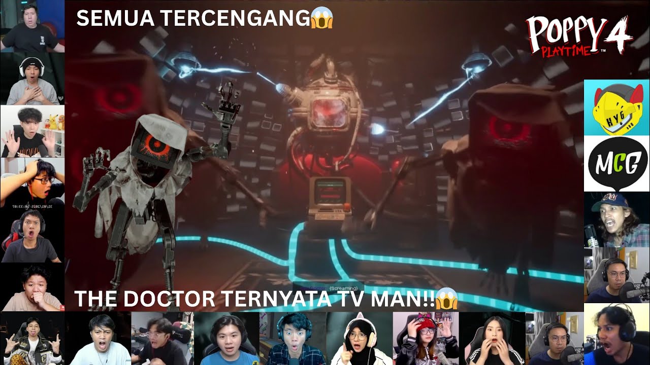 KEMUNCULAN DAN KEMATIAN THE DOCTOR!🤐 I TV MAN?🤔 I POPPY PLAYTIME CHAPTER 4