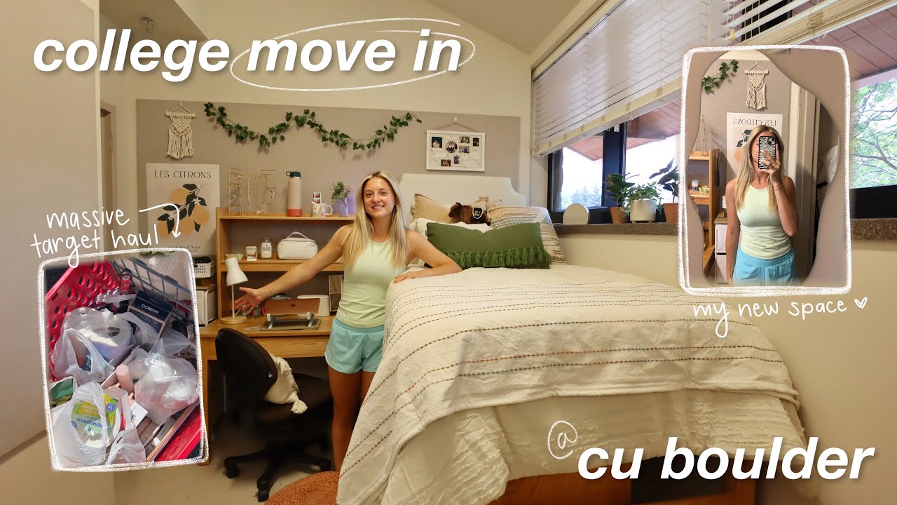 Видеоблог о колледже MOVE IN | Университет Колорадо в Боулдере