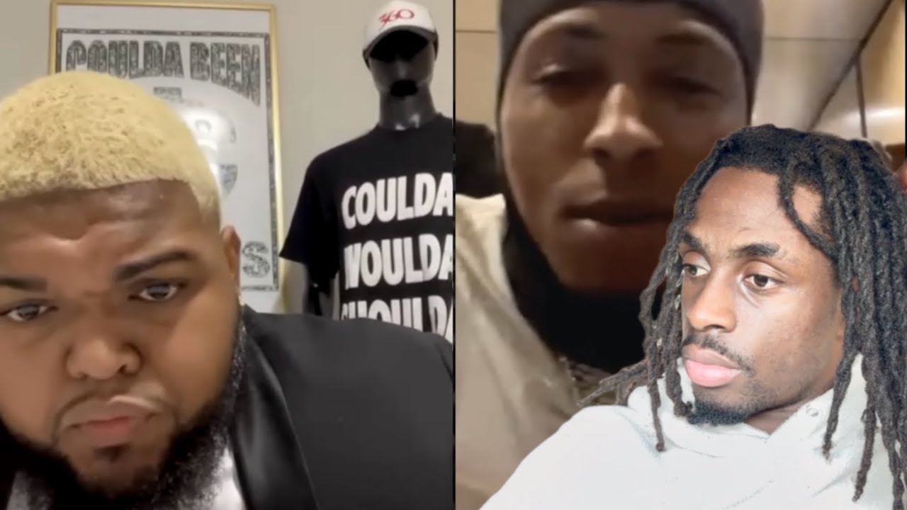 Nba youngboy joins druski's IG Live😂tried to sign youngboy to could been records