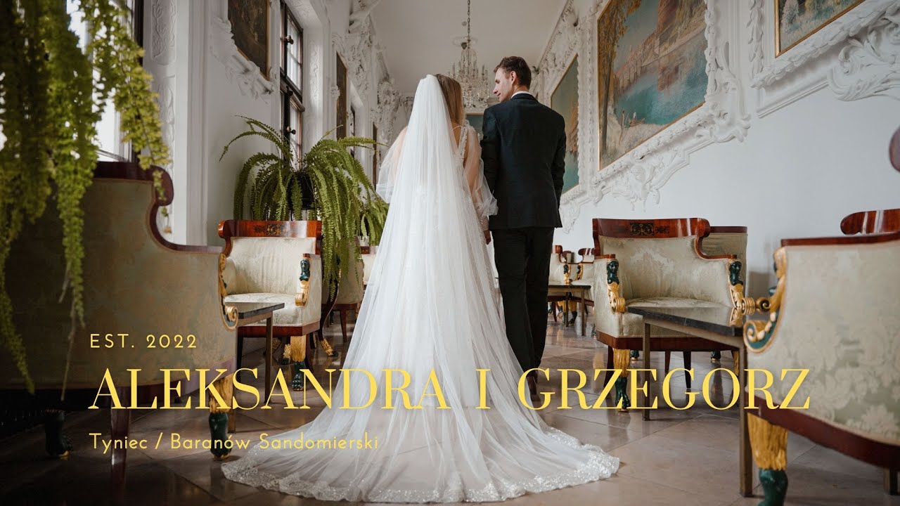 Teledysk Ślubny  - Aleksandra i Grzegorz - Opactwo w Tyńcu / Baranów Sandomierski - 2022