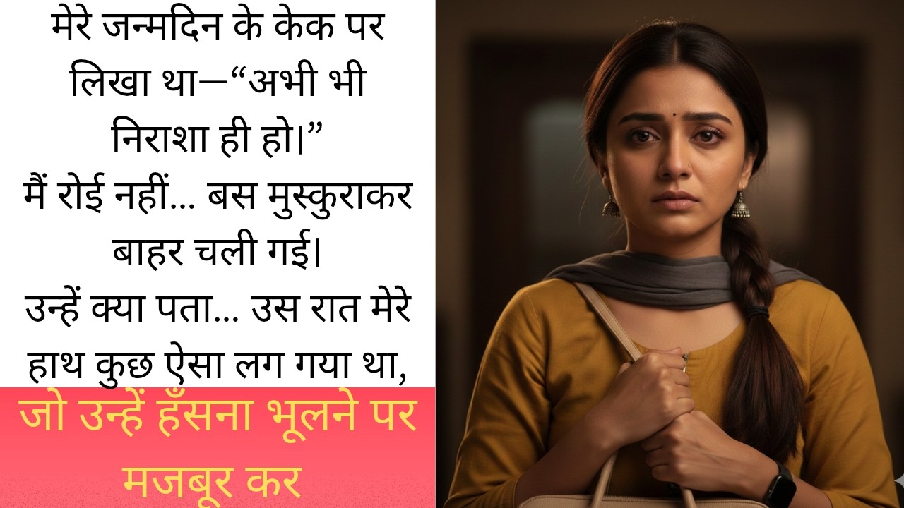 जन्मदिन के केक ने खोला परिवार का सबसे बड़ा सच
