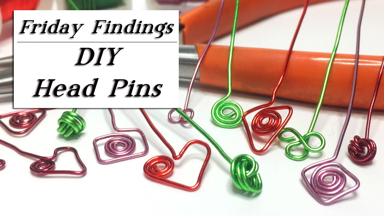 Transform Wire Into Head Pins For Jewelry