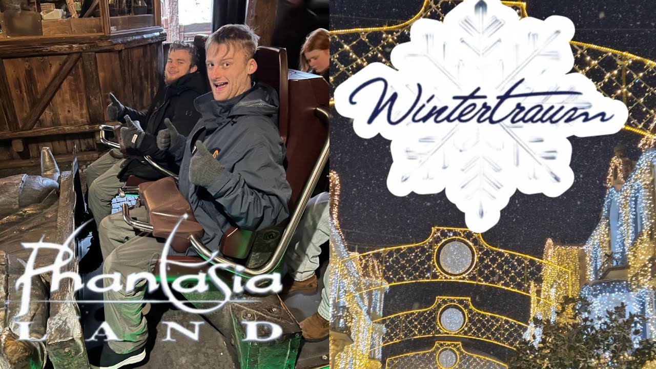 Riding world class coasters in the snow,  Phantasialand Wintertraum 2026