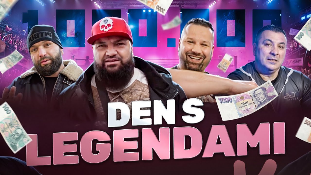 DEN S LEGENDAMI - ZÁPAS O MILION KORUN - Cverna, Kotalík, Pollák, Dirda