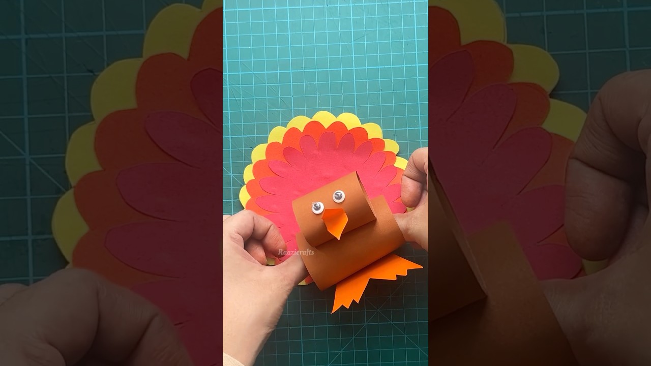 Thanksgiving Crafts | Turkey Craft For Thanksgiving | Thanksgiving DIY | Thanksgiving Turkey Craft