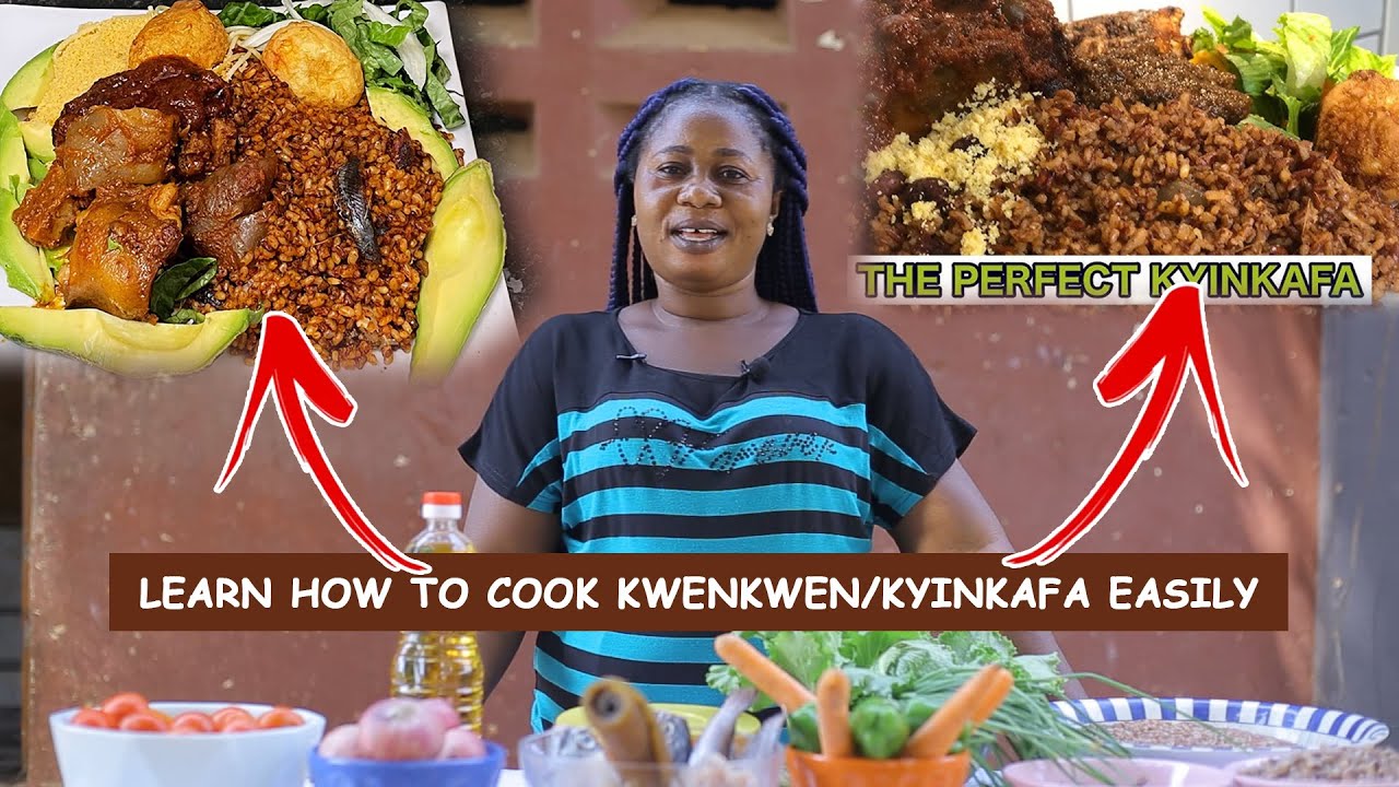 Ghana’s best food🥰:Best way & how to prepare Kyinkafa/kwenkwen;Step by step process made easy 4 you