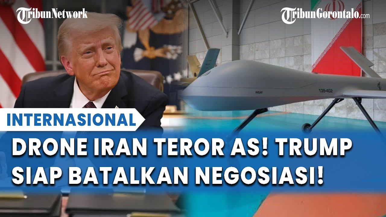 NGAMUK! Kapal Induk AS Didekati Drone Iran,Trump Ancam Batalkan Negosiasi Nuklir!
