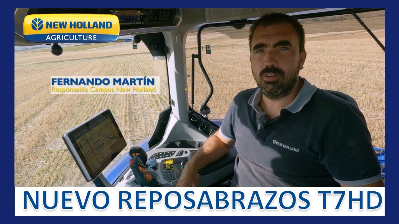 New Holland Reviews. Reposabrazos Sidewinder T7 HD PLM Intelligence