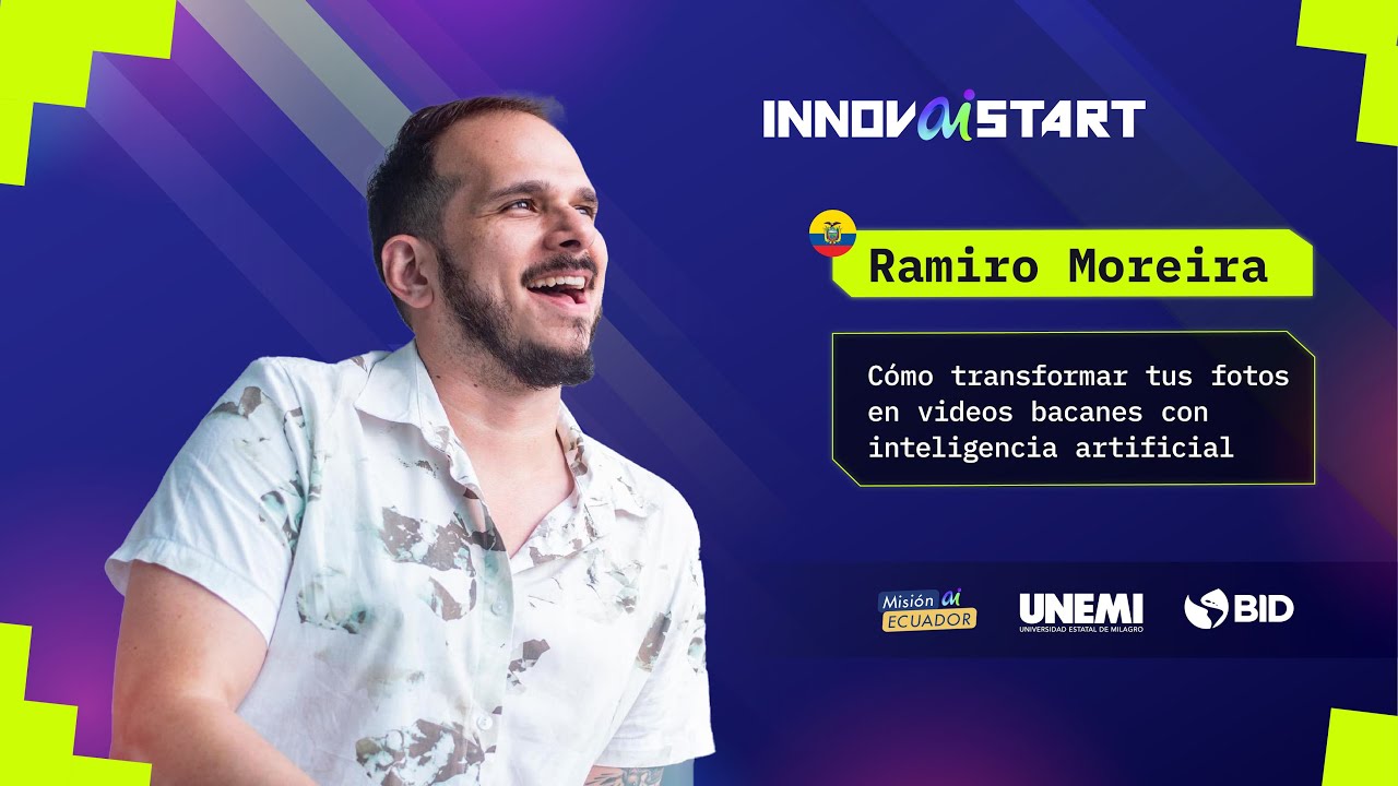 Convierte tus Fotos en Videos Bacanes con IA – Clase con Ramiro Moreira Castillo