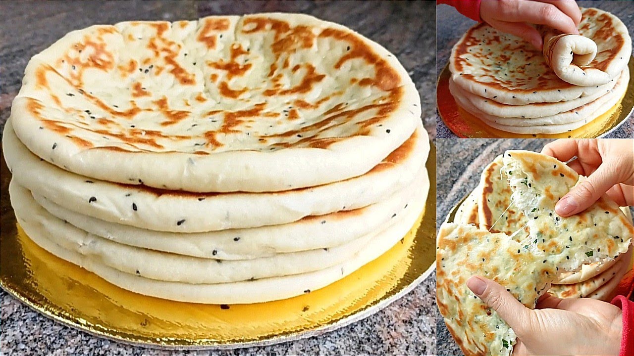 خبز رمضان و فطائر الجبن مع البقدونس 🔥 بدون فرن 🤩 بمكونات رخيصة ✌🏻 وصفة جداً مغذية و لذيذة ❤