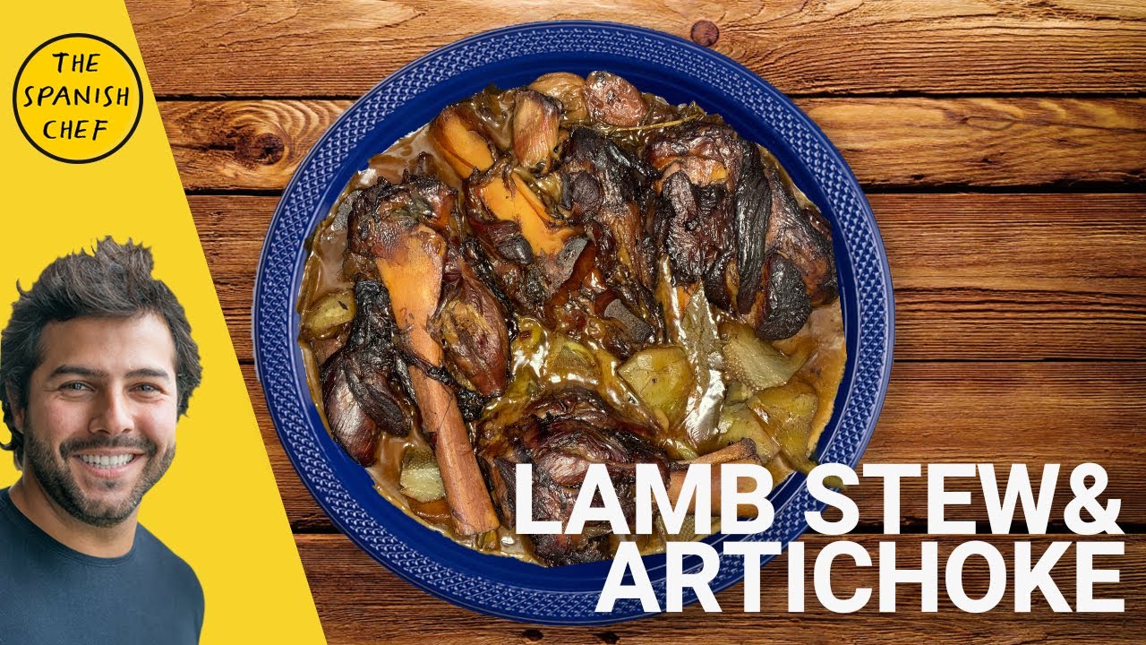 Braised lamb shanks with artichokes | Jarretes de cordero estofados con alcachofas