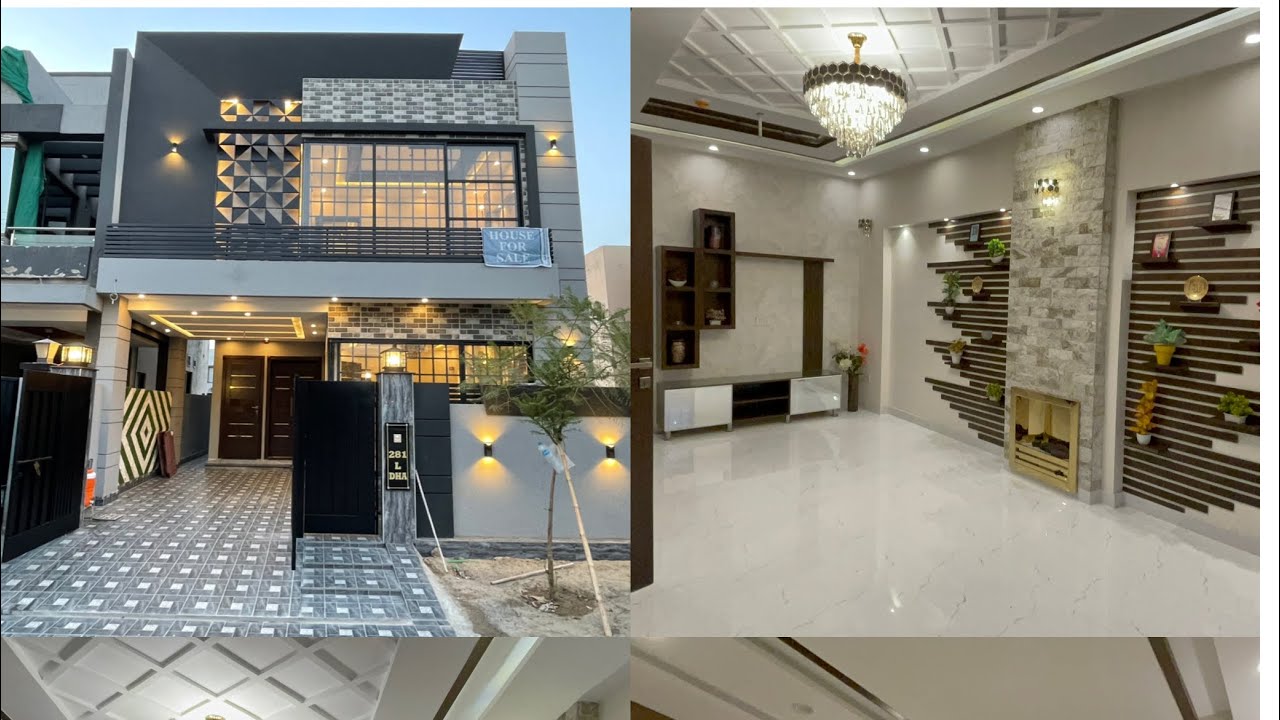 5 Marla Brand New Luxurious Modren Designer House For Sale In DHA (Defence) Lahore Pakistan