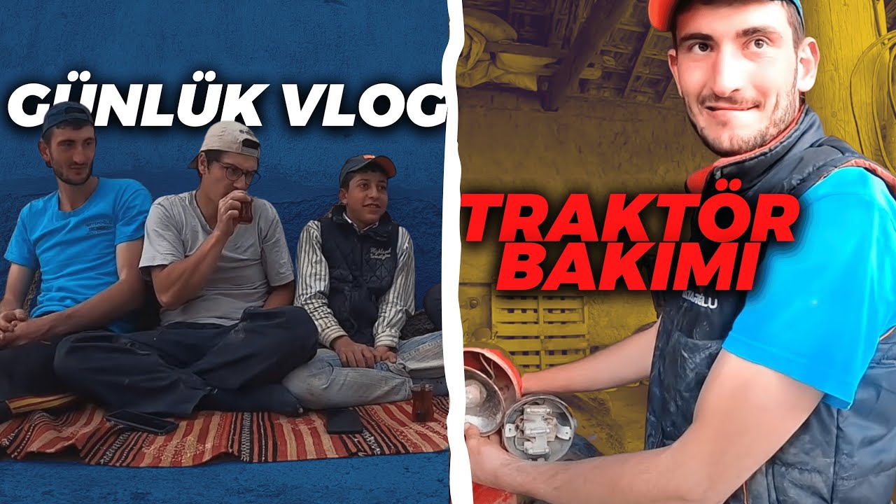 MF 135 TRAKTÖRÜMÜZE UFAK BAKIMLAR YAPTIK. SEMAVERDE ÇAY KEYFİ. GÜNLÜK İŞLER VLOG [GoPro]