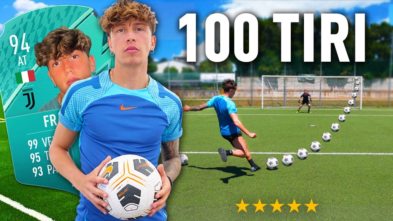 🎯⚽️ 100 TIRI CHALLENGE: ANDREA FRATINO | Quanti Goal Segner&agrave; su 100 tiri?