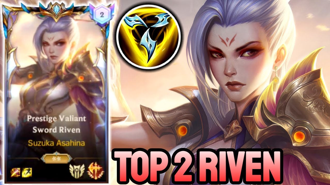 WILD RIFT RIVEN QUADRAKILL - TOP 2 RIVEN GAMEPLAY - CHALLENGER RANKED