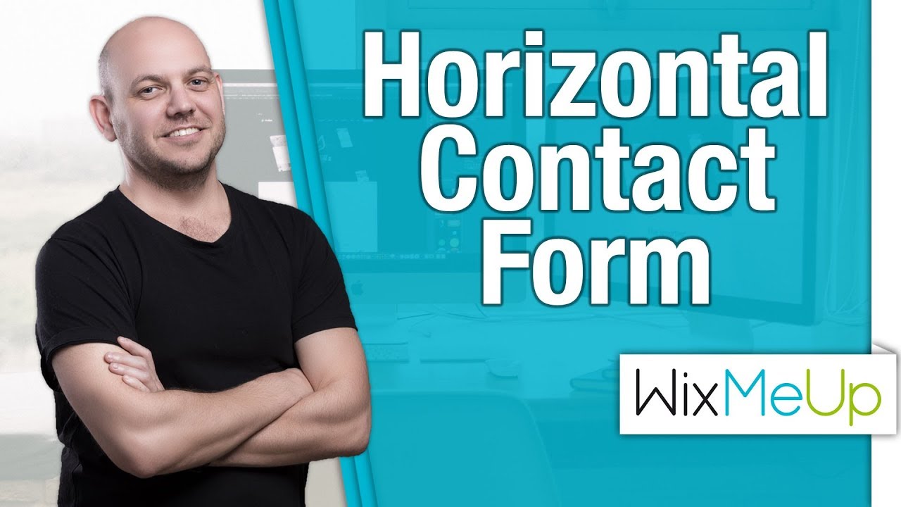 How to add an Horizontal contact form to your Wix website