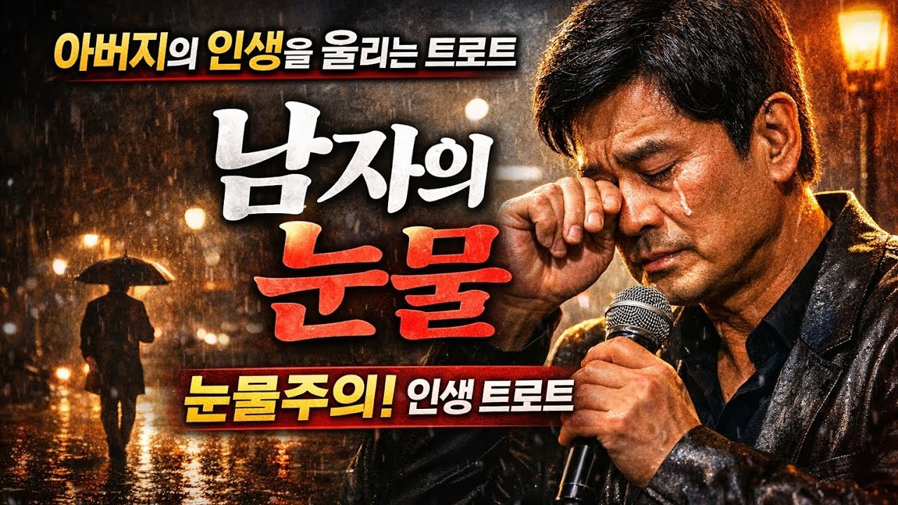 남자의 눈물 (눈물주의) 인생 트로트