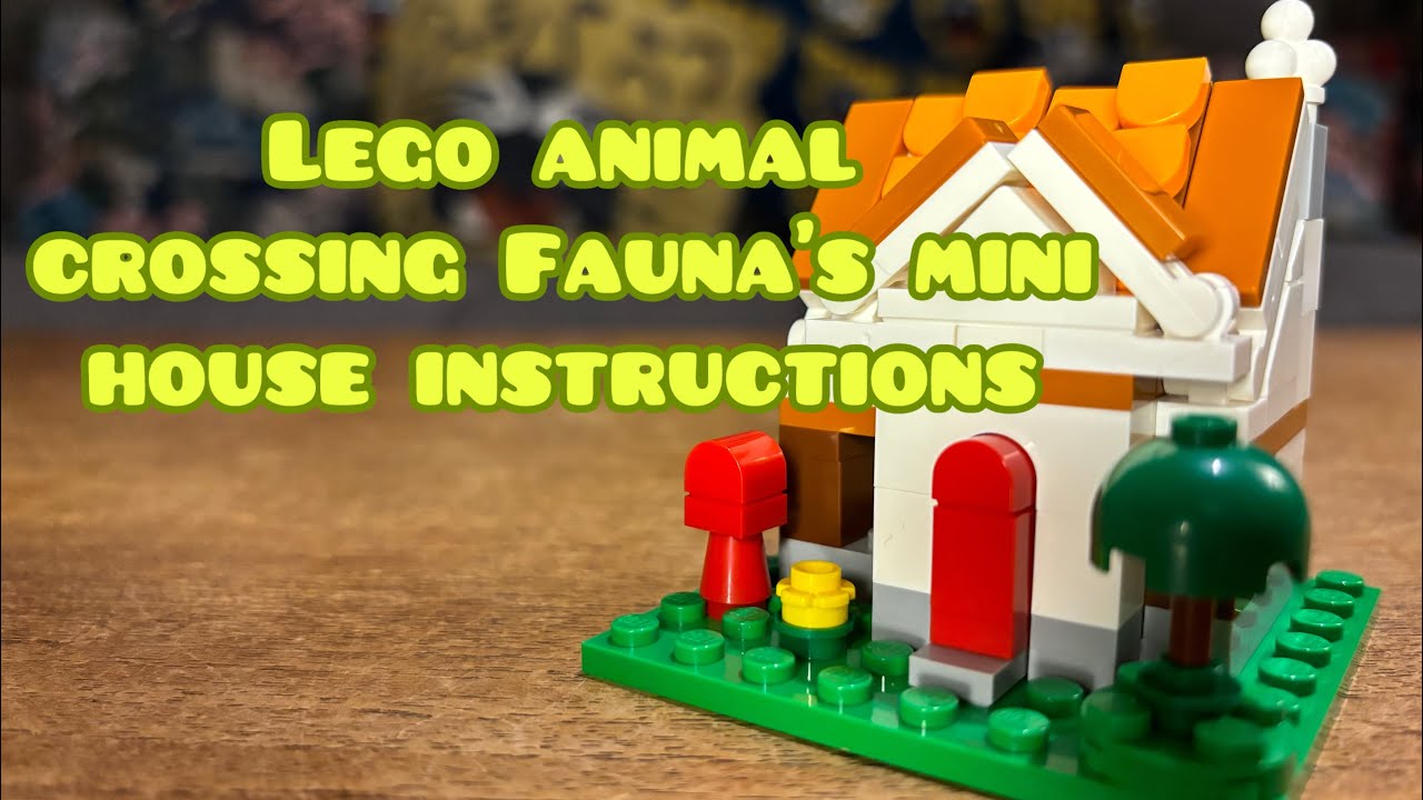 the LEGO Animal Crossing 6508941 Fauna's House mini instructions (Amys Universe)