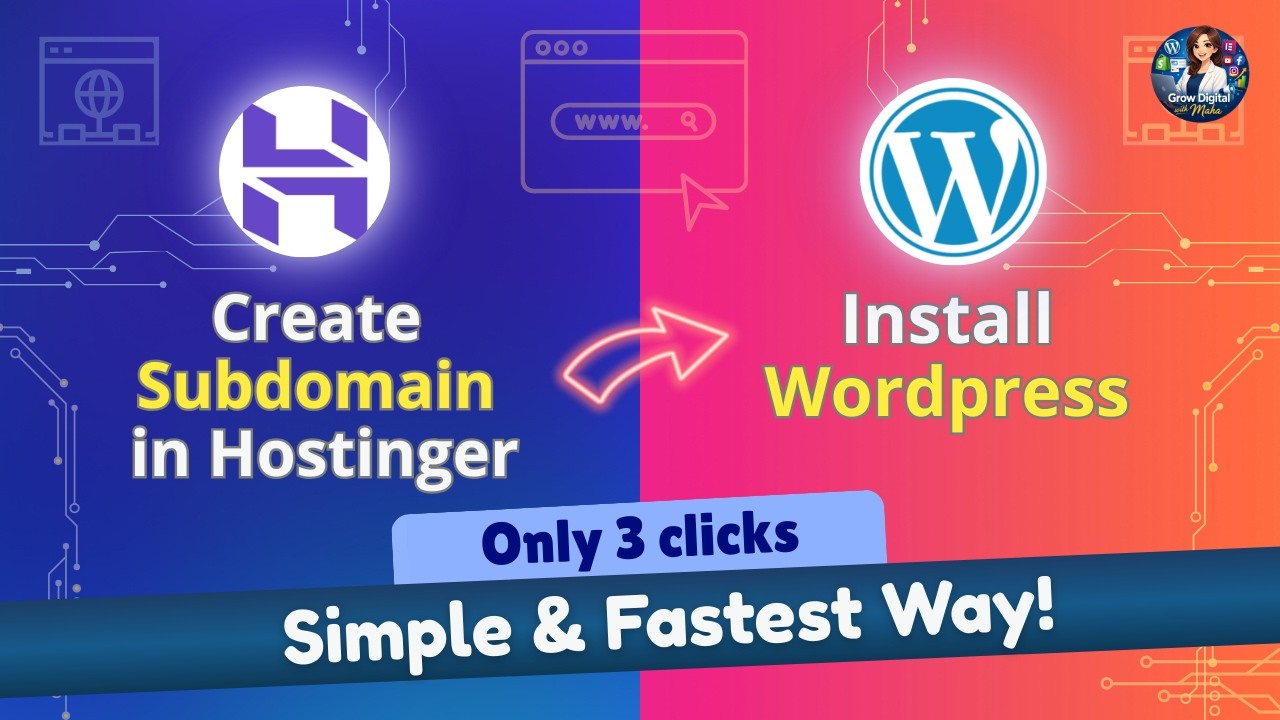 How to Create a Subdomain and Install Wordpress in Hostinger | Add Subdomain in Hostinger.