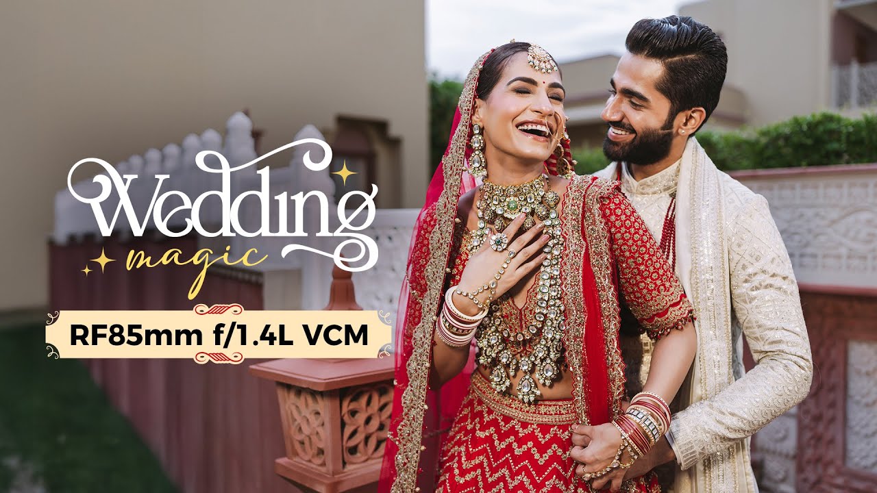 Wedding Magic with the RF 85mm f/1.4 L VCM Lens